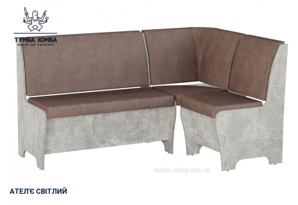 Фото товару «Кухонний куточок Туніс» у кольорі ательє світлий, загальний вигляд - Компанит - Тумба-Юмба