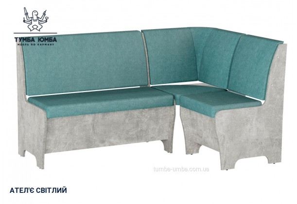 Фото товару «Кухонний куточок Туніс» у кольорі ательє світлий, загальний вигляд - Компанит - Тумба-Юмба