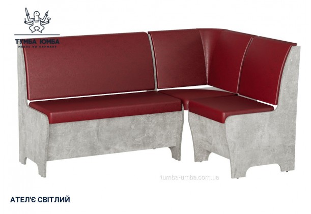 Фото товару «Кухонний куточок Туніс» у кольорі ательє світлий, загальний вигляд - Компанит - Тумба-Юмба