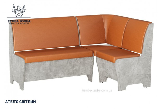 Фото товару «Кухонний куточок Туніс» у кольорі ательє світлий, загальний вигляд - Компанит - Тумба-Юмба