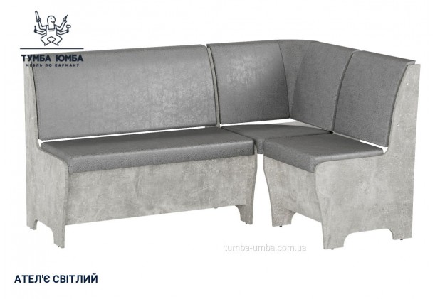 Фото товару «Кухонний куточок Туніс» у кольорі ательє світлий, головний вигляд товару - Компанит - Тумба-Юмба