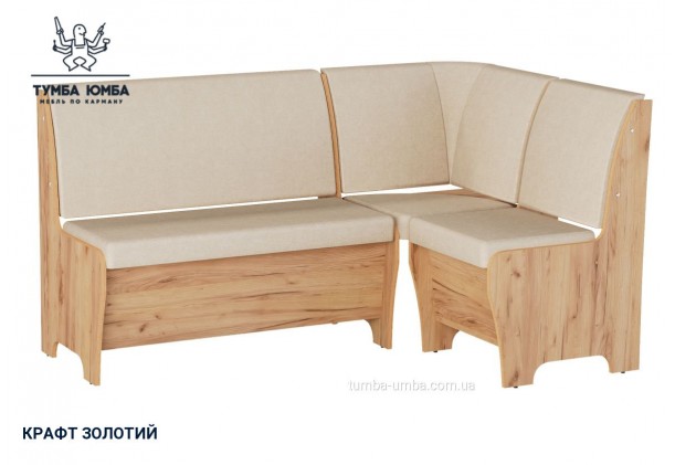 Фото товару «Кухонний куточок Туніс» у кольорі дуб крафт золотий, загальний вигляд - Компанит - Тумба-Юмба