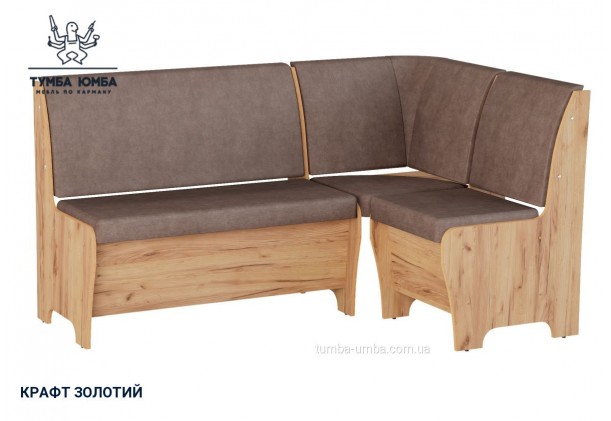 Фото товару «Кухонний куточок Туніс» у кольорі дуб крафт золотий, загальний вигляд - Компанит - Тумба-Юмба