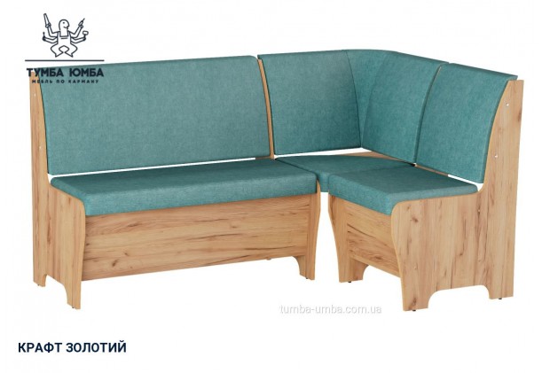 Фото товару «Кухонний куточок Туніс» у кольорі дуб крафт золотий, загальний вигляд - Компанит - Тумба-Юмба