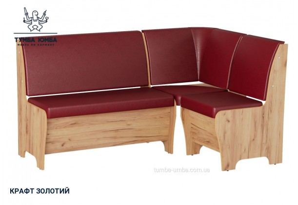 Фото товару «Кухонний куточок Туніс» у кольорі дуб крафт золотий, загальний вигляд - Компанит - Тумба-Юмба