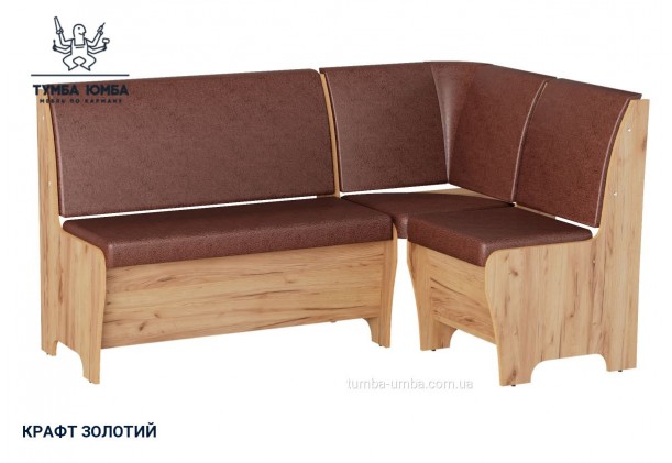 Фото товару «Кухонний куточок Туніс» у кольорі дуб крафт золотий, загальний вигляд - Компанит - Тумба-Юмба