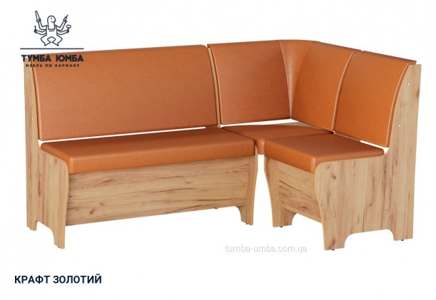 Фото товару «Кухонний куточок Туніс» у кольорі дуб крафт золотий, загальний вигляд - Компанит - Тумба-Юмба