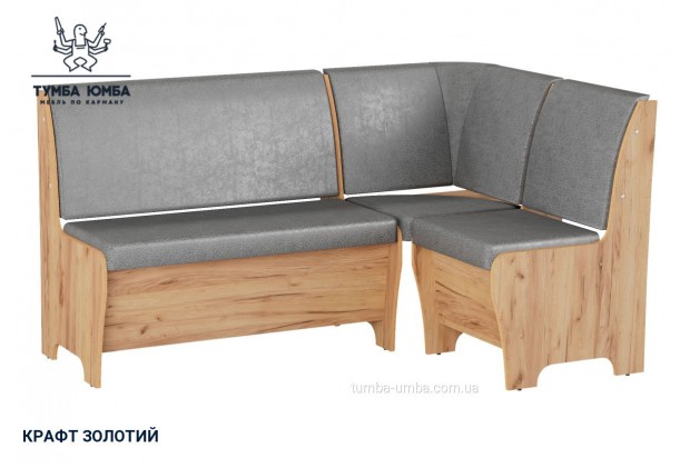 Фото товару «Кухонний куточок Туніс» у кольорі дуб крафт золотий, загальний вигляд - Компанит - Тумба-Юмба