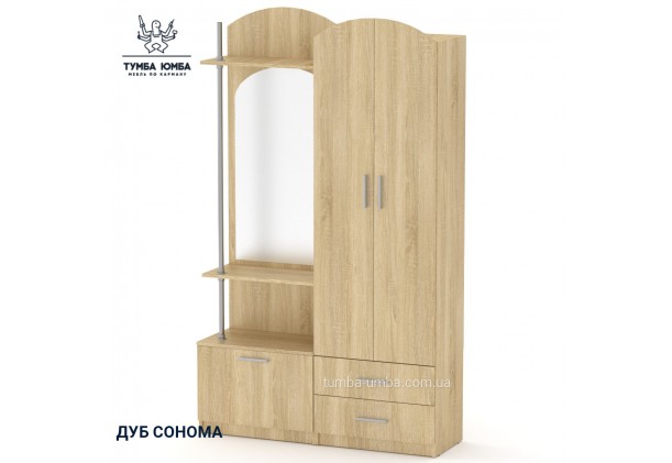 Фото товара «Прихожая Валентина» в цвете дуб сонома, общий вид - Компанит - Тумба-Юмба