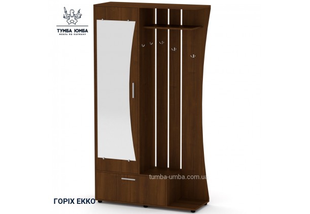 Фото товару «Передпокій  Юлія» у кольорі горіх, загальний вигляд - Компанит - Тумба-Юмба