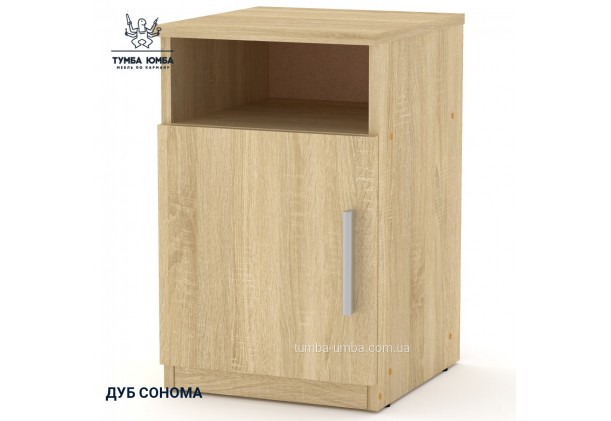 Фото товару «Тумба ПКТ-1» у кольорі дуб сонома, загальний вигляд - Компанит - Тумба-Юмба