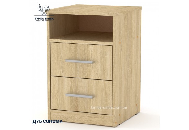 Фото товару «Тумба ПКТ-2» у кольорі дуб сонома, загальний вигляд - Компанит - Тумба-Юмба