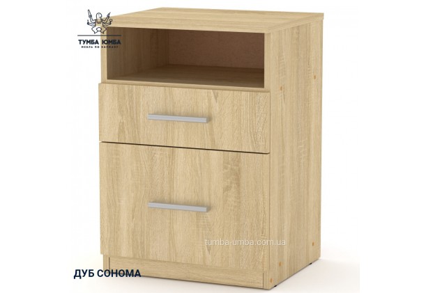 Фото товару «Тумба ПКТ-4» у кольорі дуб сонома, загальний вигляд - Компанит - Тумба-Юмба