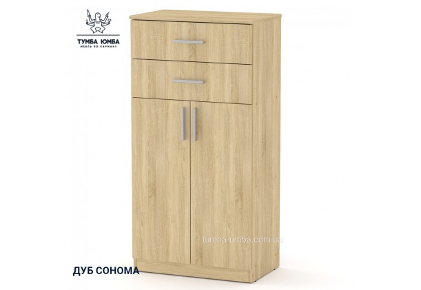 Фото товару «Тумба КШ-14» у кольорі дуб сонома, загальний вигляд - Компанит - Тумба-Юмба