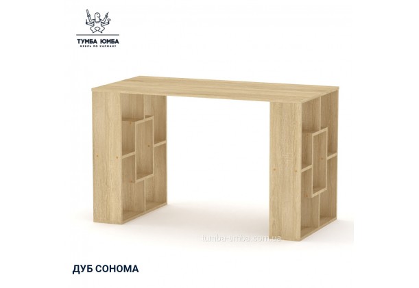 Фото товара «Письменный стол Студент-3» в цвете дуб сонома, основной вид товара - Компанит - Тумба-Юмба