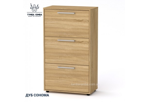 Фото товару «Тумба для взуття ТО-20» у кольорі дуб сонома, загальний вигляд - Компанит - Тумба-Юмба