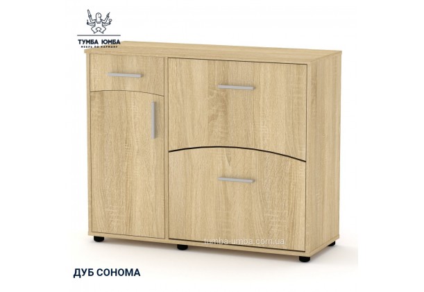 Фото товару «Тумба для взуття ТО-5» у кольорі дуб сонома, загальний вигляд - Компанит - Тумба-Юмба