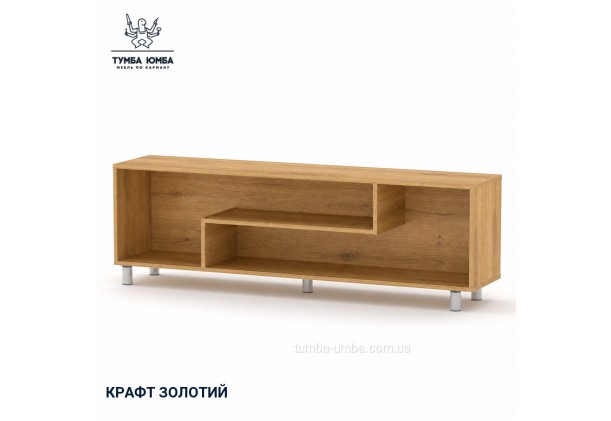 Фото товару «Тумба МГ-4 під ТВ-2» у кольорі дуб крафт золотий, загальний вигляд - Компанит - Тумба-Юмба