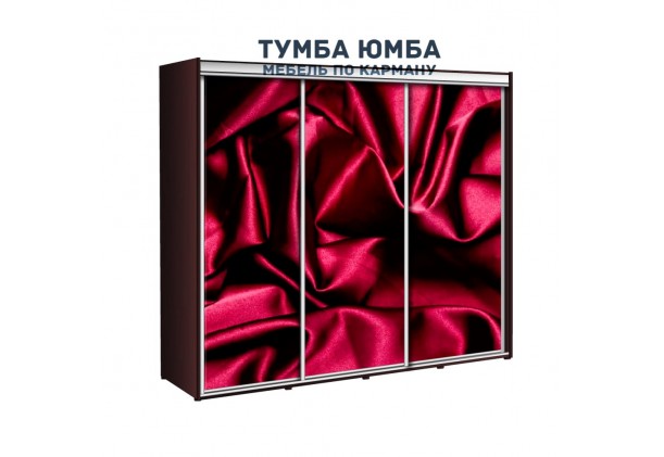 фото недорогой красивый и современный шкаф-купе 2500/600/2400 с раздвижными дверьми с фотопечатью из ЛДСП от производителя в интернет-магазине TUMBA-UMBA™ Украина