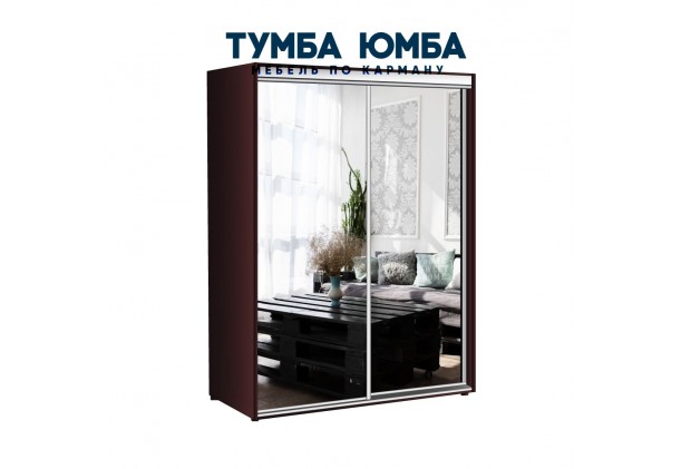 фото недорогой красивый и современный шкаф-купе 1800/600/2200 с раздвижными дверьми с пескоструйным рисунком от производителя в интернет-магазине TUMBA-UMBA™ Украина
