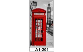 Фотопечать А1-201 для шкафа-купе на одну дверь. Лондон