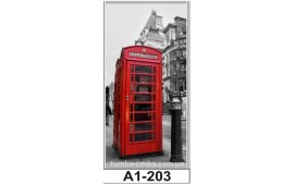 Фотопечать А1-203 для шкафа-купе на одну дверь. Лондон