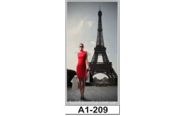 Фотопечать А1-209 для шкафа-купе на одну дверь. Париж