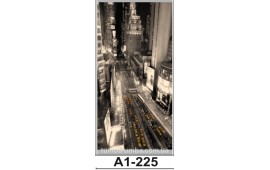 Фотопечать А1-225 для шкафа-купе на одну дверь. Ночной город