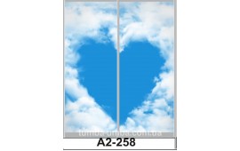Фотопечать А2-258 для шкафа-купе на две двери. Облака