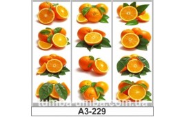 Фотопечать А3-229 для шкафа-купе на три двери. Апельсин