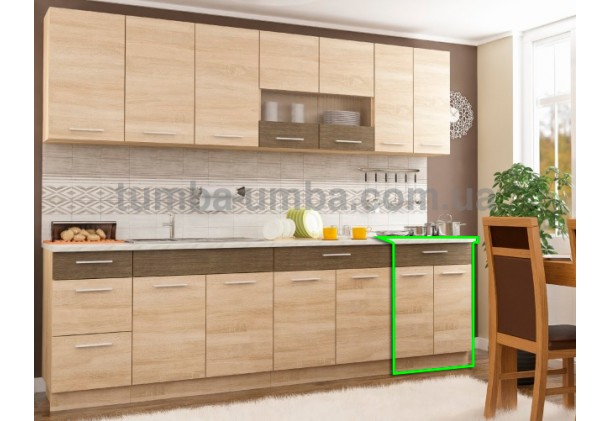 Кухонный шкаф-стол Грета 60НДВ1Ш 60 см