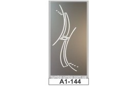 Пескоструйный рисунок А1-144 на одну дверь шкафа-купе. Узор