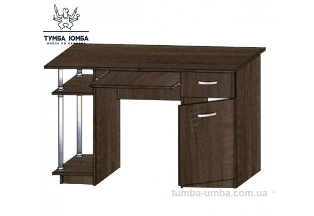 Фото в интерьере готовый прямой стандартный стол СКП-2 в офис или домой для ноутбука или ПК дешево от производителя с доставкой по всей Украине