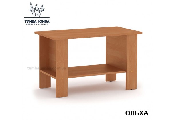 фото недорогой современный журнальный стол Мадрид-3 Компанит цвет Ольха в интернет-магазине мебели эконом-класса TUMBA-UMBA™