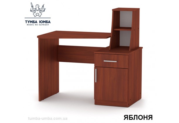 Фото готовый прямой стандартный стол Школьник-3 в офис, для ребенка, для дома или для учителя в цвете яблоня дешево от производителя с доставкой по всей Украине